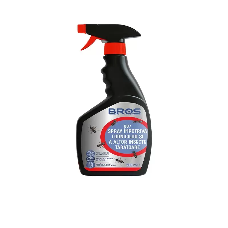 Spray cu microcapsule pentru furnici si alte insecte taratoare (500 ml), Bros