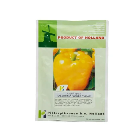 Seminte de ardei gras California Wonder Yellow, Holland Farming 10G