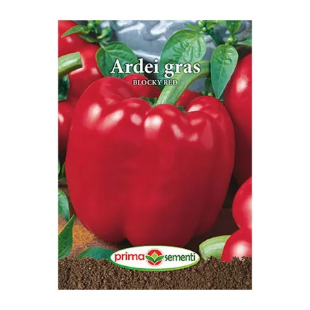 Seminte ardei gras Blocky Red F1
