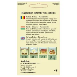 Seminte ridichi de luna - Riesenbutter, Agrosem 4Gr.