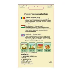 Seminte de tomate - Russian Black, Agrosem, 4Gr.