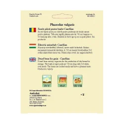 Seminte fasole pitica pentru boabe Canellio, Agrosem 100Gr.