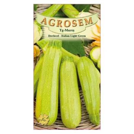 Seminte de dovlecel - Italian Light Green, Agrosem 4Gr.