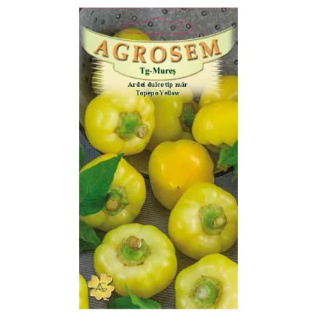 Seminte ardei dulce tip mar - Topepo Yellow, Agrosem 4Gr.