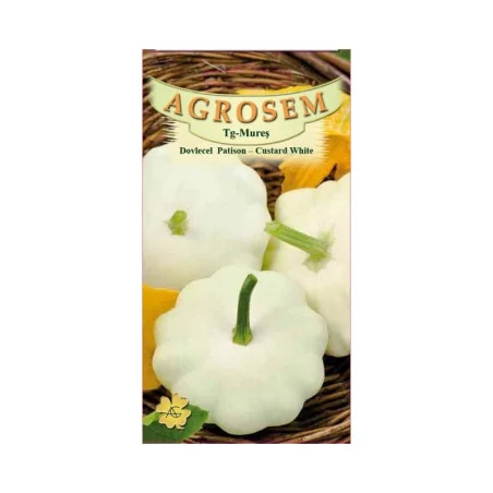 Seminte dovlecel Patison - Custard White 4Gr.