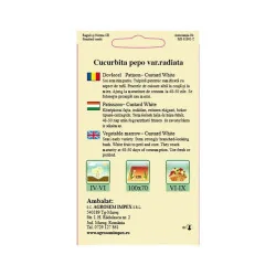 Seminte dovlecel Patison - Custard White 4Gr.