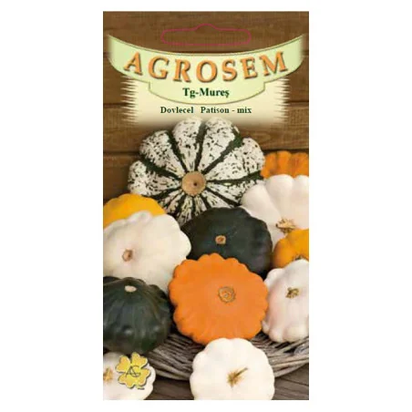 Seminte de dovlecel Patison - mix, Agrosem 4Gr.