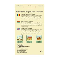 Seminte patrunjel de radacina - Berliner, Agrosem 4Gr.