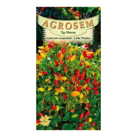 Seminte de ardei iute ornamental - Little Wonder, Agrosem 0.2Gr.