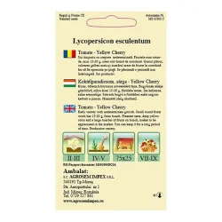 Seminte de tomate - Yellow Cherry, Agrosem 4Gr.
