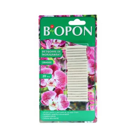 Betisoare de ingrasamant pentru orhidee, Biopon 20buc.