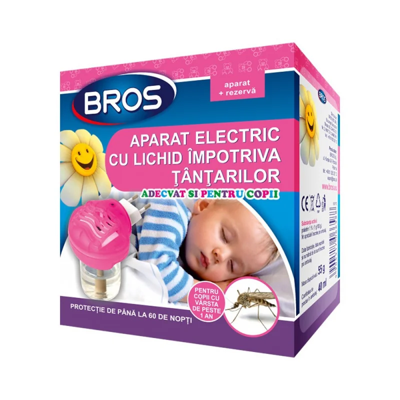 Aparat electic impotiva tantarilor adecvat pentru copii, Bros