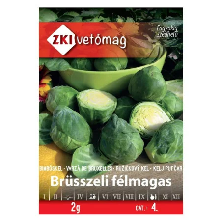 Seminte de varza bruxelles Brüsszeli félmagas, ZKI 2g
