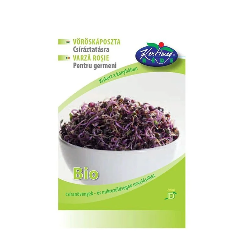 Seminte de varza rosie pentru germeni, Kertimag 15g
