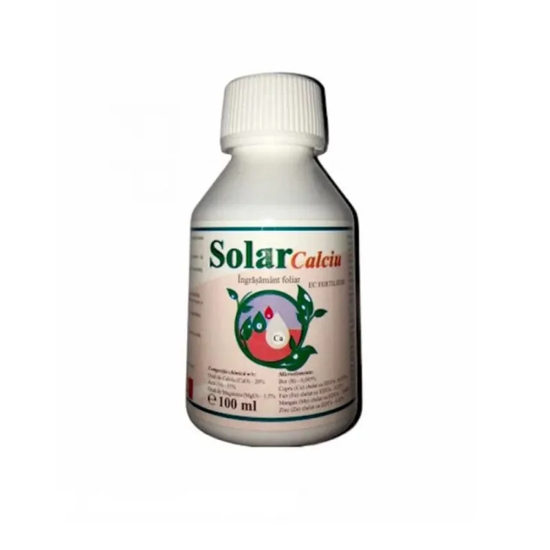 Ingrasamant foliar Solar Calciu 100ml