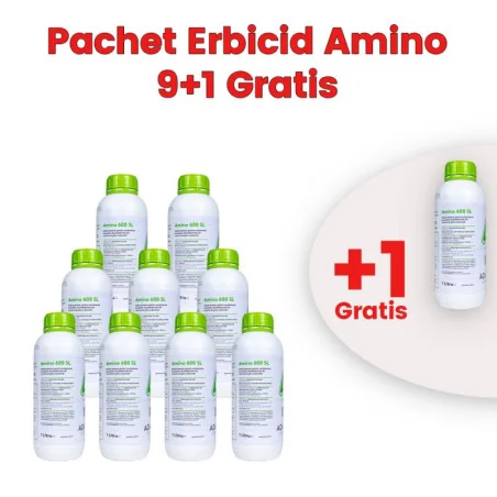 Pachet promotional Sare DMA Amino 600 SL 9L+ 1L GRATIS