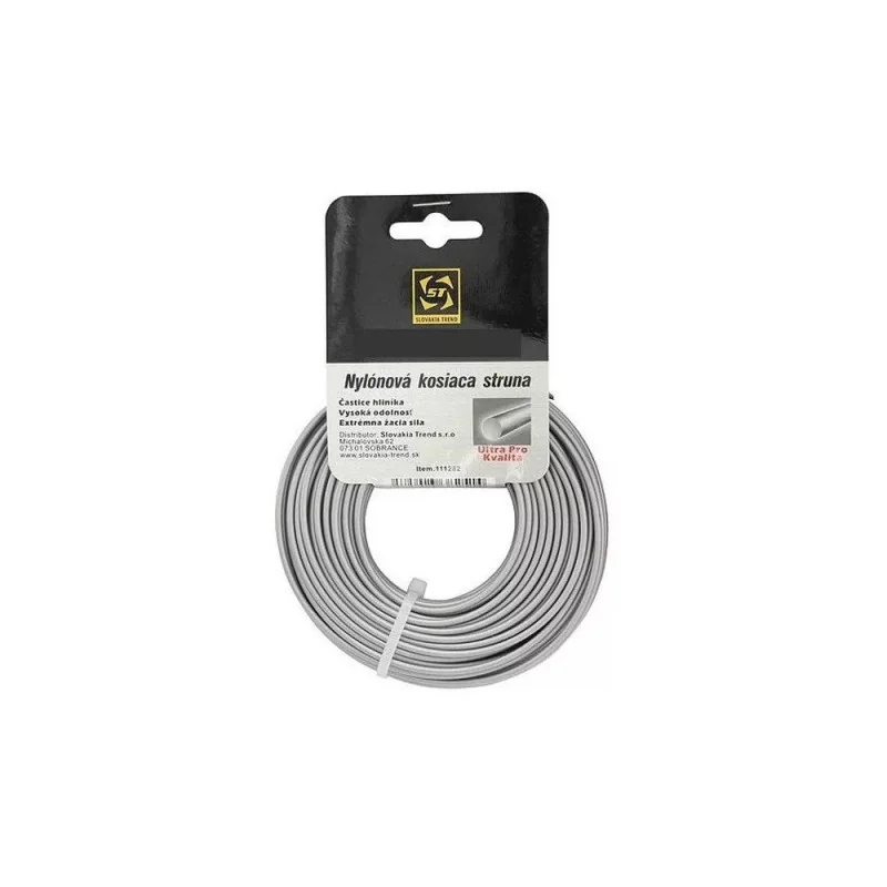 Fir pentru masina de tuns iarba 2,7mm x 20m, gri