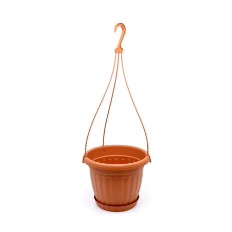 Ghiveci din plastic cu agatator detasabil 23cm
