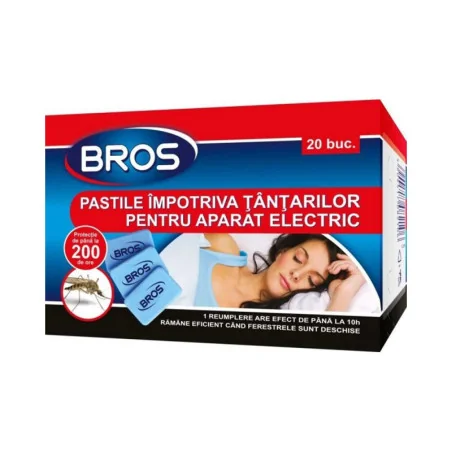 Pastile impotriva tantarilor pentru aparat electric, Bros