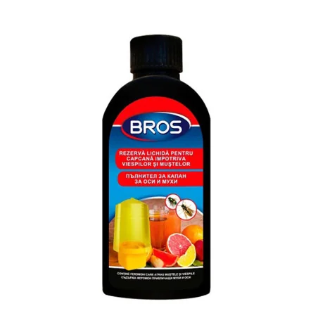 Rezerva lichida pentru capcana impotirva viespilor si mustelor, Bros 200ml