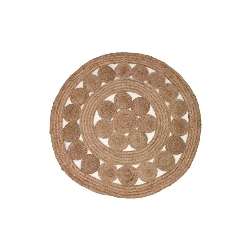 Covor rotund Împletit din iuta - Diam.120cm, Koopman
