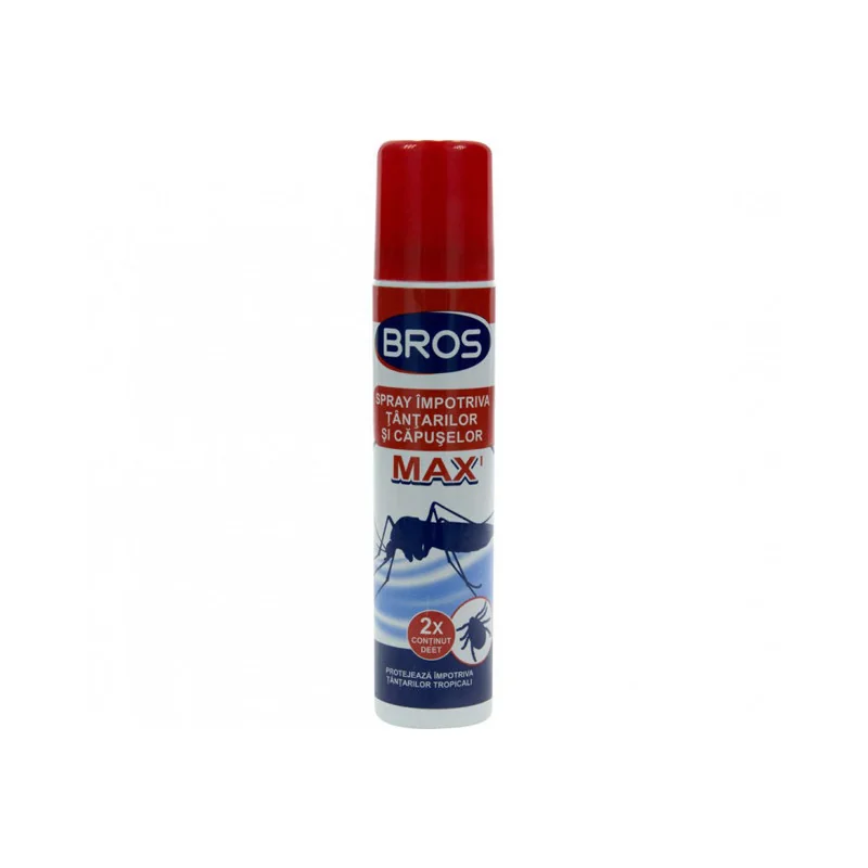 Spray Bros impotriva tantarilor si capuselor, 90 ml