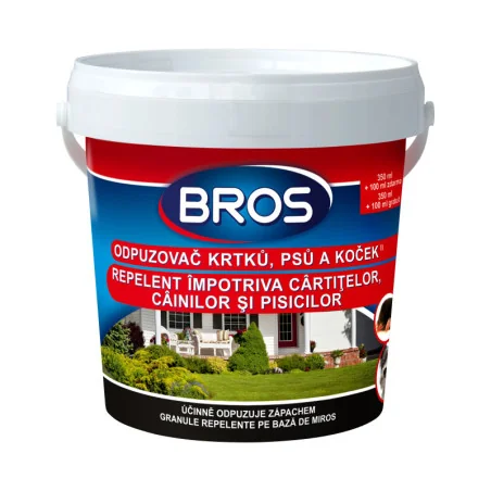 Repelent impotriva cartitelor, cainilor si pisicilor, Bros, 450 ml