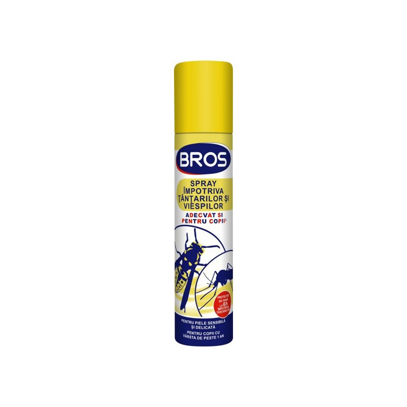 Spray tantari si viespi pentru copii (90 ml), Bros