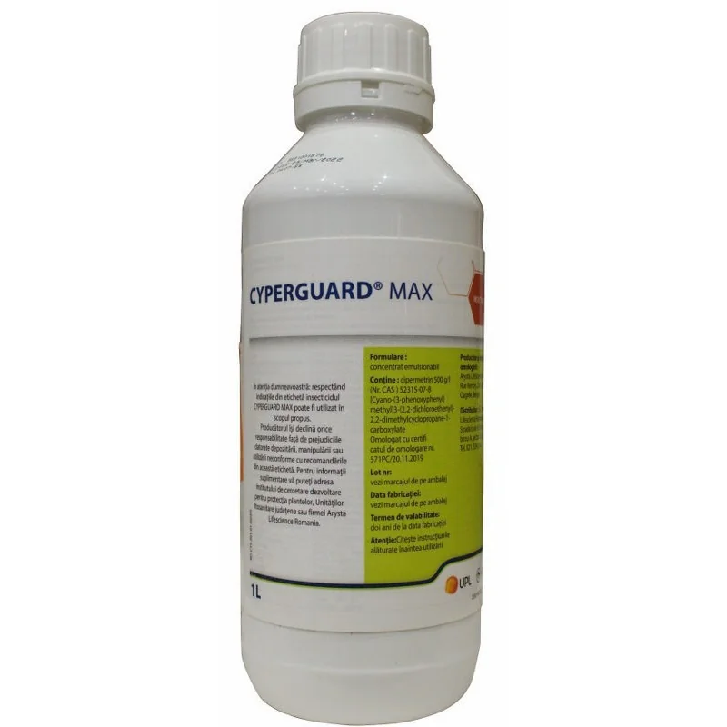 Insecticid CYPERGUARD MAX - 1 Litru, UPL, Contact