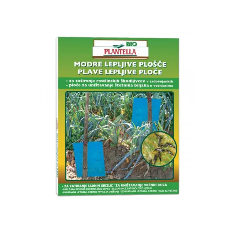 Placi adezive albastre- Bio Plantella