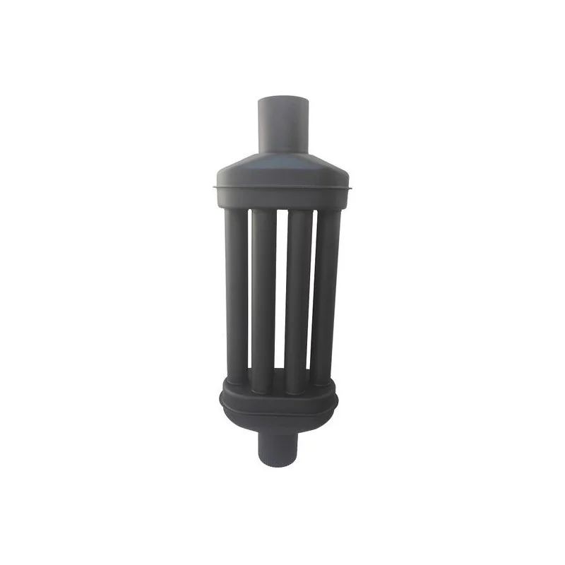 Recuperator caldura pentru sobe, D120mm, negru