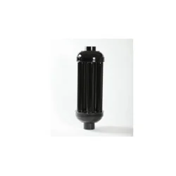 Recuperator caldura pentru sobe, D120mm, negru