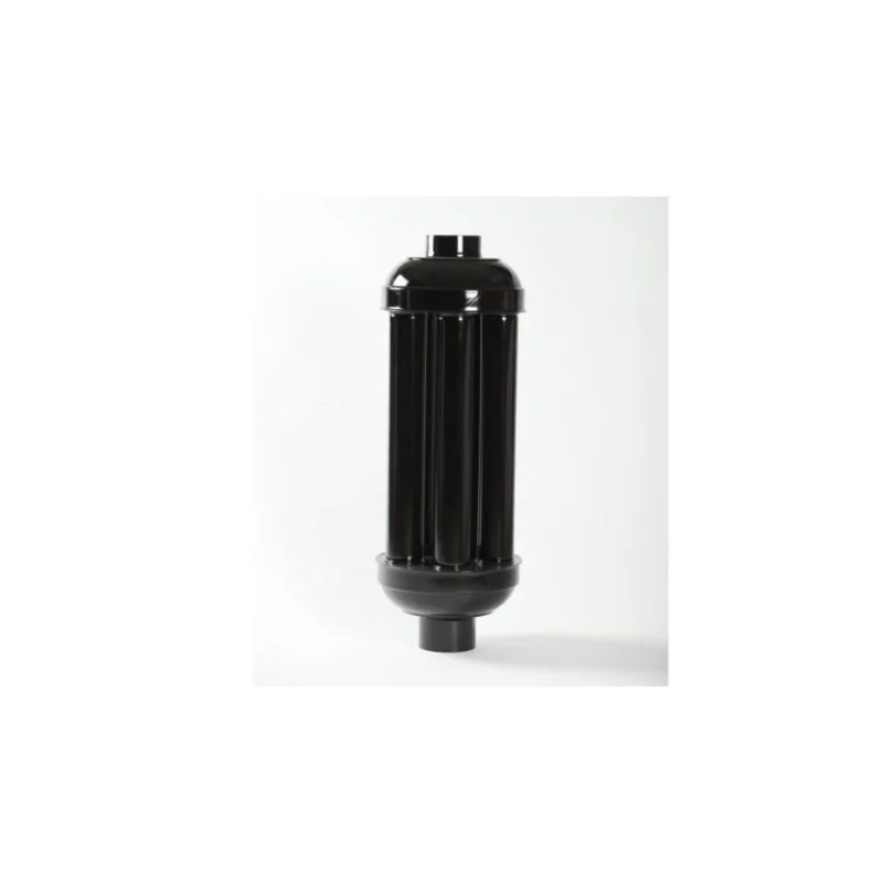 Recuperator caldura pentru sobe, D120mm, negru