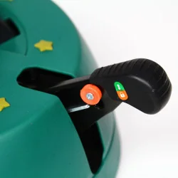 Suport pentru brad taiat, cu diametrul reglabil, plastic, verde, cu rezervor de apa