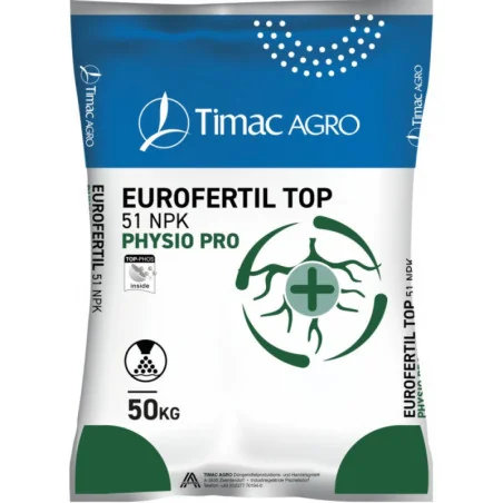Eurofertil Top 51 – 50 kg | Îngrășământ granulat premium cu eliberare controlată pentru culturi performante