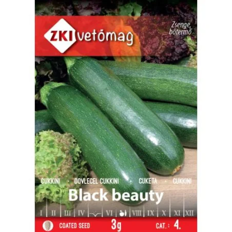 Seminte de dovlecel cukkini Black beauty
