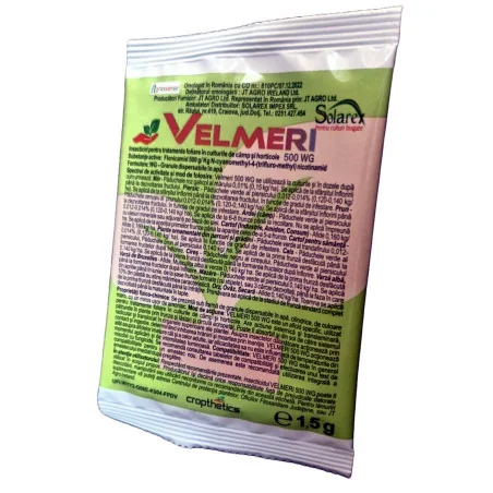 Velmeri 500 WG 1,5 g – Insecticid aficid sistemic pentru combaterea afidelor în culturi agricole și horticole
