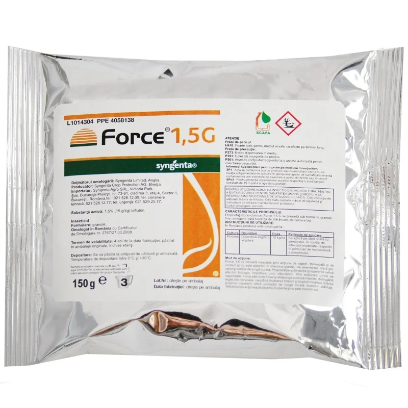 Insecticid Force 1,5 G - Plantmaster - Maestrul Culturii Tale
