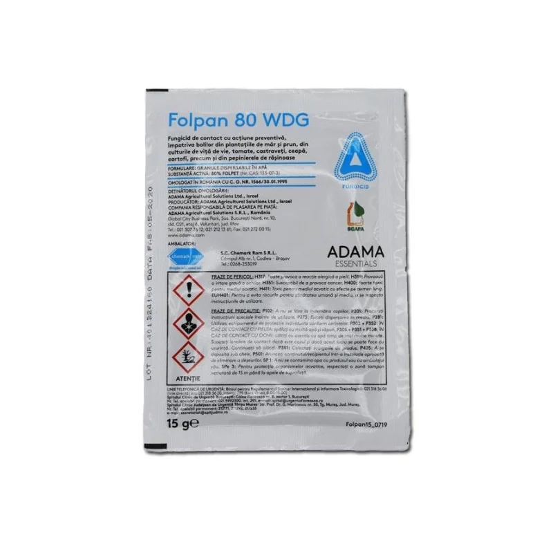 Fungicid Folpan 80 WDG - Plantmaster - Maestrul Culturii Tale