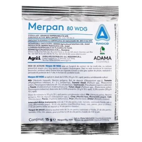 Fungicid Merpan 80 WDG - Plantmaster - Maestrul Culturii Tale