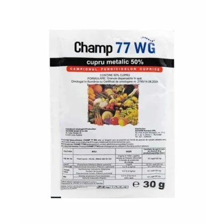 Fungicid Champ 77 WG - Plantmaster - Maestrul Culturii Tale