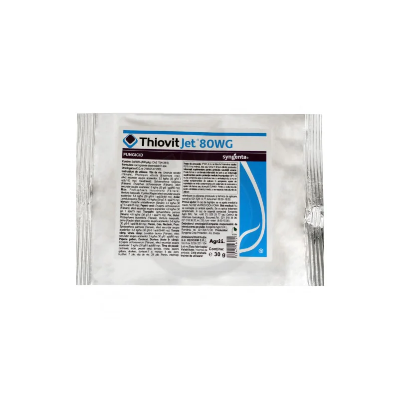 Fungicid Thiovit Jet 80 WG - Plantmaster - Maestrul Culturii Tale