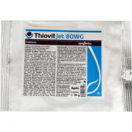 Fungicid Thiovit Jet 80 WG - Plantmaster - Maestrul Culturii Tale