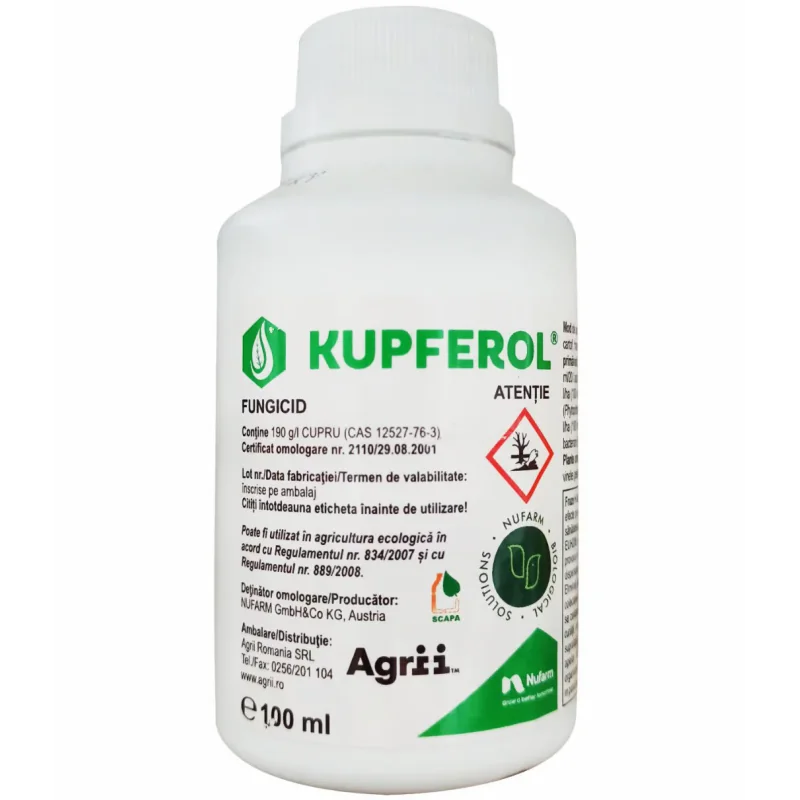 Fungicid Kupferol - Plantmaster - Maestrul Culturii Tale