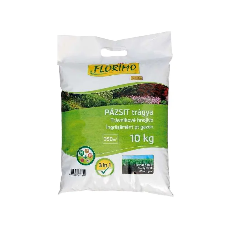 Îngrășământ pentru gazon 3 in 1 FLORIMO - Plantmaster - Maestrul Culturii Tale