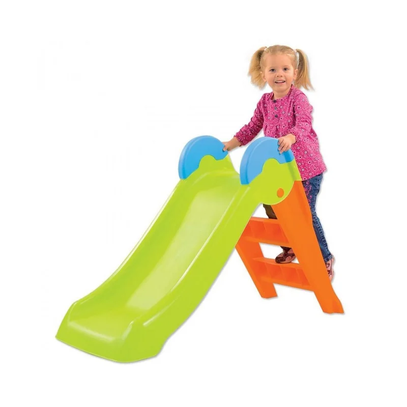 Tobogan copii Curver Boogie Slide Verde/Portocaliu