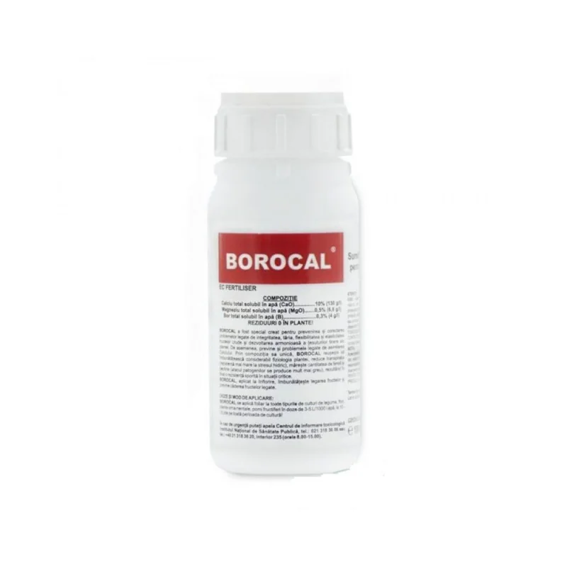 Ingrasamant foliar pentru corectarea dificentelor Borocal 250 ml