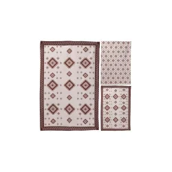 Covor din 80% bumbac pentru exterior 120 X 180 Cm - romb mic