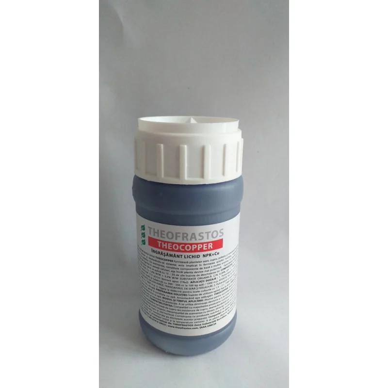 Ingrasamant lichid Theocopper, Theofrastos NPK+Cu 1 L