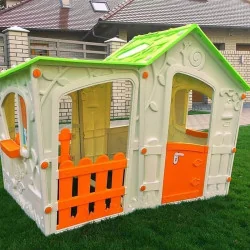 Căsuță de joacă grădină Keter Magic Villa Verde | Bej
